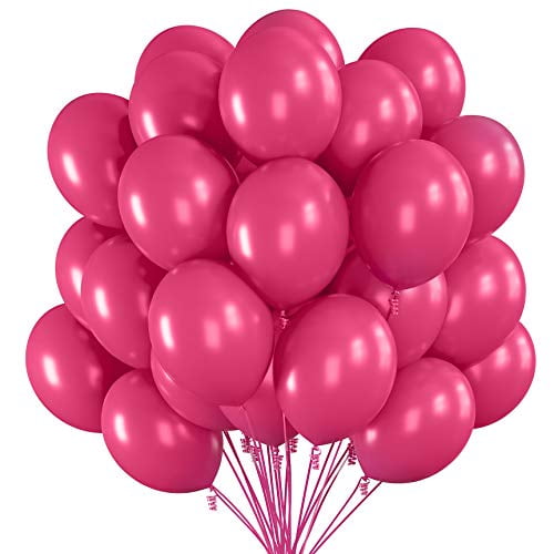Prextex 75 Pink Party Balloons 12 Inch Pink Balloons with Matching Color Ribbon for Pink Theme Party Decoration Birthday Parties Supplies or Arch Décor Helium Quality Baby Shower Weddings Prextex 75 Pink Party Balloons 12 Inch Pink Balloons with Matching Color Ribbon for Pink Theme Party Decoration Birthday Parties Supplies or Arch Décor Helium Quality Baby Shower Weddings